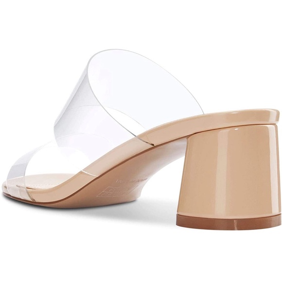 Castamere Womens Chunky Block Mid Heels Sandals Slip On Size 12 - Picture 3 of 11